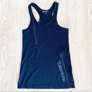 Y-3 Adidas Yohji Yamamoto Zipper Tomorrow Tank Top